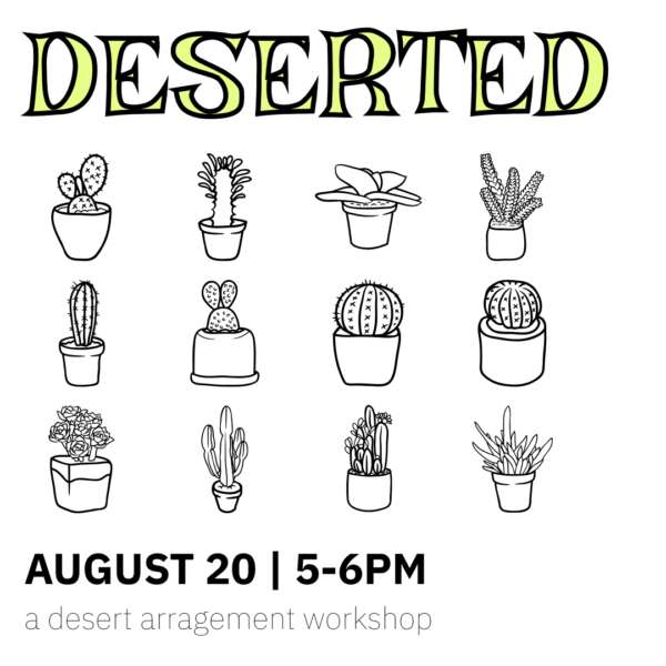Succulent Arrangement Workshop