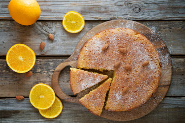 Making Orange Olive Oil Cake
