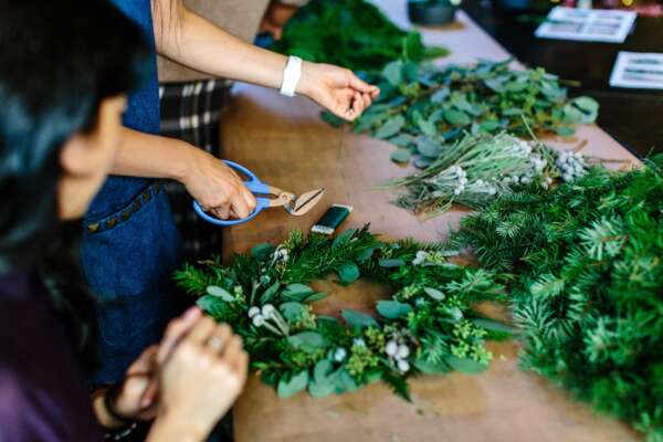 Holiday Wreath Making